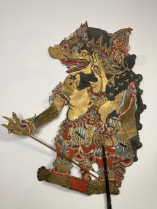 Marionettes wayang Balinaise anciennes